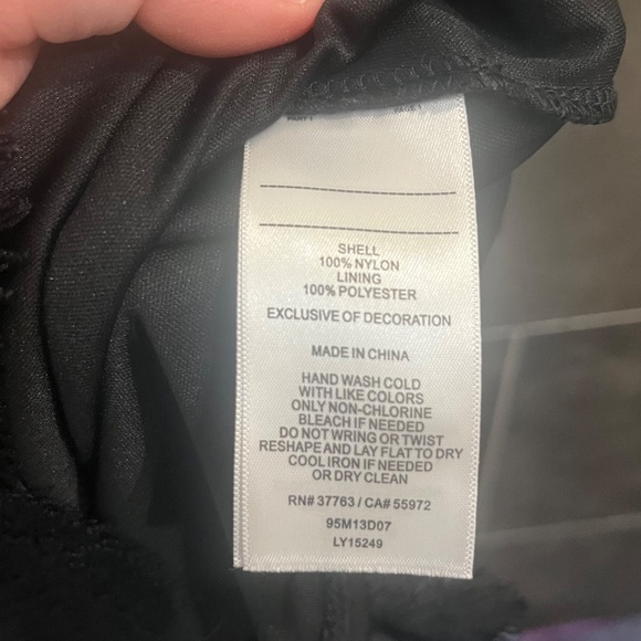 Laundry by Shelli Segal Black Scallop Hem Lace Short Sleeve Dress Size 2 - Picture 9 of 14